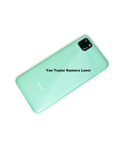 Tkgz Huawei Uyumlu Y6P 2020 Kasa Arka Pil Batarya Kapağı YEŞİL