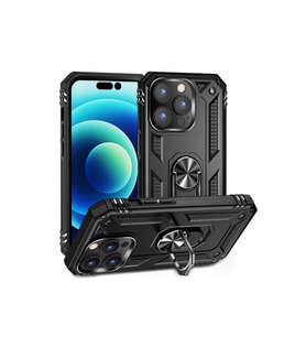 Apple iPhone 14 Pro Max Uyumlu Kılıf Zore Vega Kapak (Siyah)