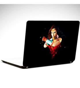 Wonder Woman Low Poly Laptop Sticker 10 İnch (25X19CM)