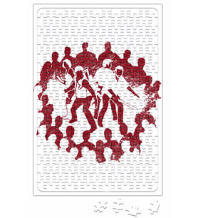 Surrounded by Death Puzzle 240 Parça Yapboz