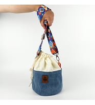 Woodycord El Yapımı Bucket Kot Çanta