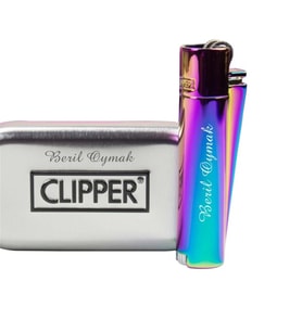 Kişiye Özel Clipper Marka Metal Çakmak Hologram