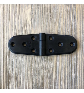 Plastik Oval Menteşe 11cm - 2 Adet Siyah (Çok Renkli)
