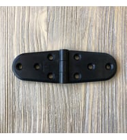 Plastik Oval Menteşe 11cm - 2 Adet Siyah (Çok Renkli)