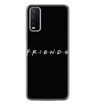 Vivo Y11s Kılıf Desenli Silikon Kılıf Friends 1410