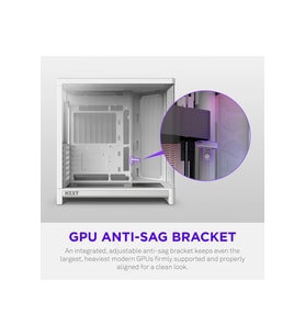 NZXT H6 RGB+ CC-H62FW-P1 Dual-Chamber Gaming Mid-Tower PC Kasası Beyaz