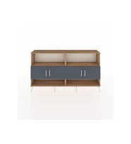 Arges Konsol 4 Raflı 4 Kapaklı 176x30x99 Çam-Antrasit/Aytaşı