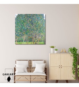 Kare Kanvas Tablo Ünlü Eserler Gustav Klimt Armut Ağacı Tablosu
