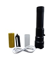 1300 Lümen TG Led 2800 mAH Zoom Özellikli Şarj Edilebilir El Feneri SK3600