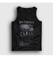 Presmono Unisex Siyah Skull Black Veil Brides Atlet 19056tt
