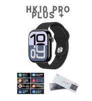 Watch 10 Series HK10 Pro+ Plus Amoled G-Sensör Akıllı Saat Çift Kordon Yapay Zeka Kulaklık Eşleme Çağrı Cevaplama