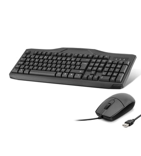 Kablolu Klye Mouse Set Q Siyah OAK930