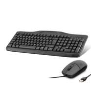 Kablolu Klye Mouse Set Q Siyah OAK930