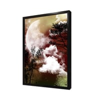 Fantastik Gökyüzü Çerçeveli Mdf Tablo