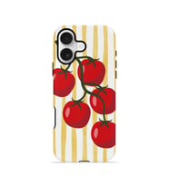 iPhone 16 Vorian Çift Katmanlı MagSafe Kılıf Tomato Market Stripe