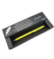 Signator® C510 Slim Papatya Krom Tükenmez Kalem  İsme Özel Kalem  Hediyelik Kalem (Karışık)