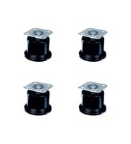 Bekleme Ayak Tablalı - 50MM - Siyah HKS280 - 4 Adet
