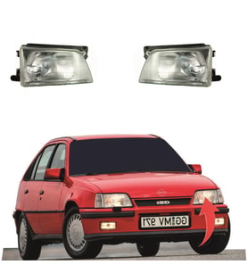 Ns Opel Kadett E Sağ-Sol Set Far Lambası 1984>