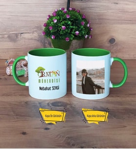 Orman Mühendisi Kupa Bardak Yeşil Fotoğraflı Mühendisler Günü Hediyesi
