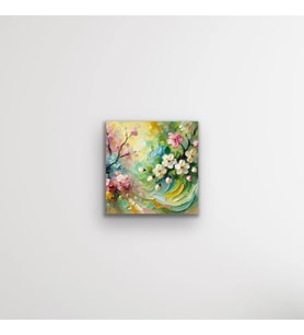 İlkbahar Mevsimi Kanvas Tablo 60x60cm