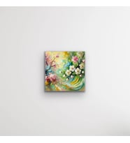 İlkbahar Mevsimi Kanvas Tablo 60x60cm