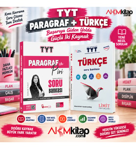 Limit TYT Türkçe ve Hoca Kafası Paragrafın Piri Soru Bankası Seti 2 Kitap