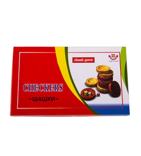 Perfection Checkers Akrilik Tavla Pulu - Siyah Krem