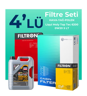 Filtron Audi A6 45 Tfsi Filtre Bakım Seti Liqui Moly Motor Yağlı (2020-2024) 4 Lü