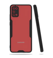 Samsung Galaxy A02s Kılıf Platin Silikon - Siyah