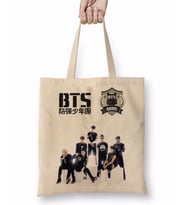Bts Bangtan Boys Bez Çanta Uzun Saplı
