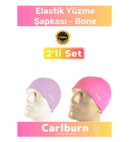 Özel Üretim Su Geçirmez Silikon Yüzücü Havuz Deniz Bonesi Elastik Yüzme Şapkası 2'li Set
