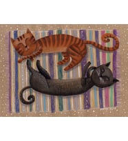 Nova 1000 Parça Uykudaki İki Kedi Puzzle - Sofya Saburova