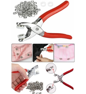 Metal Çıt Çıtlı Düğme Pensesi Ve Düğme Aparatları Gömlek, Elbise Kıyafet Düğme Aparatı