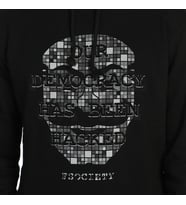 Bant Giyim - Mr Robot Siyah Kapşonlu Erkek Sweatshirt Hoodie