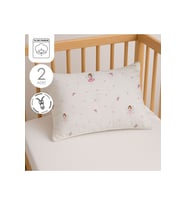 %100 Pamuklu Fermuarlı Bebek Yastık Kılıfı 35x45 ( 2 Adet )