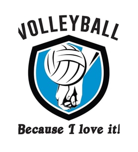 Voleybol. Çünkü Onu Seviyorum Tablo Ahşap Poster Dekoratif