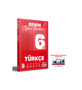 Benim Hocam Yayınları 2025-2026 müfredat 6 Sınıf Türkçe Soru Bankası Tamamı Video Çözümlü Beceri Temelli Sorular (Çok Renkli)