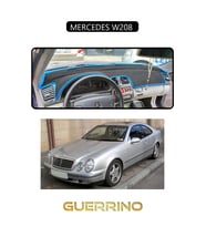 MERCEDES W208 TORPİDO KORUMA HALISI SİYAH KENAR