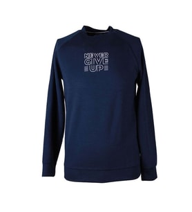 Trender Never O Yaka Lacivert Erkek Sweatshirt 223