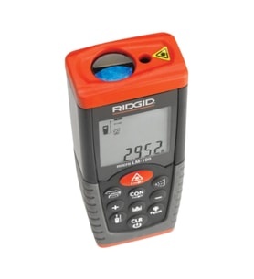 Rıdgıd 36158 Micro LM-100 50mt Mesafe Ölçer Lazer Metre (Kırmızı)