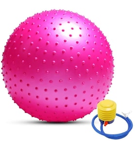 Dikenli Yoga Topu 65 Cm Pembe+pompa