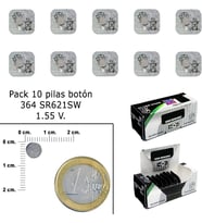 Lexroo 364 saat pili SR621SW