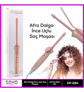 AFRO DALGA İNCE UÇLU SAÇ MAŞASI