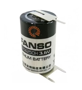 ER14250H 3.6V 1/2 AA Size Lithium Pil (Li-SOCL2) 3 PIN