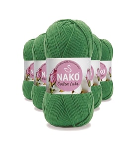 Northcity 5 Adet Cotton Lüks Yelek Tunik Kazak Bluz Hırka İpi Yünü Yeşil 97576