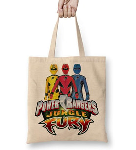 Power Rangers Jungle Fury Bez Çanta Uzun Saplı