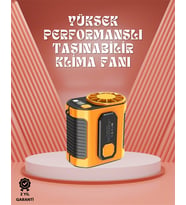 Sessiz Turbo Fan – Kamp, Spor, Ofis İçin Taşınabilir Mini Soğutucu