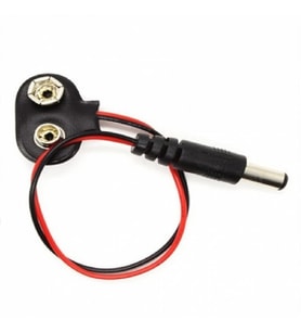 9v Pil Başlığı 9 Volt Dişi Pil Soketli Erkek Jaklı Kablo