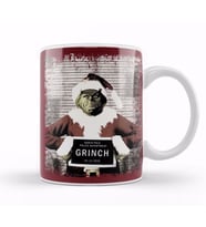 The Grinch Christmas Mugshot Kupa Bardak Porselen