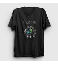 Presmono Unisex Siyah Eye Imagine Dragons T-Shirt 399468tt